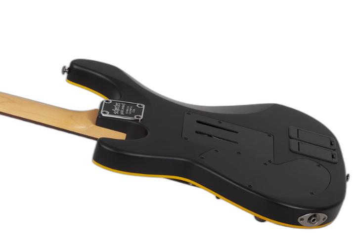 Corpo Basswood com Topo Esculpido e Acabamento Aged Black Satin