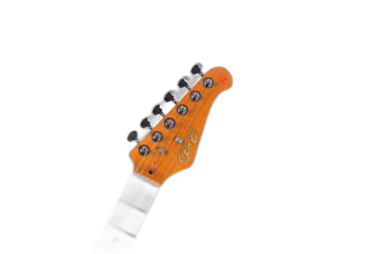 Ponte Tremolo e Headstock Vintage Budokan