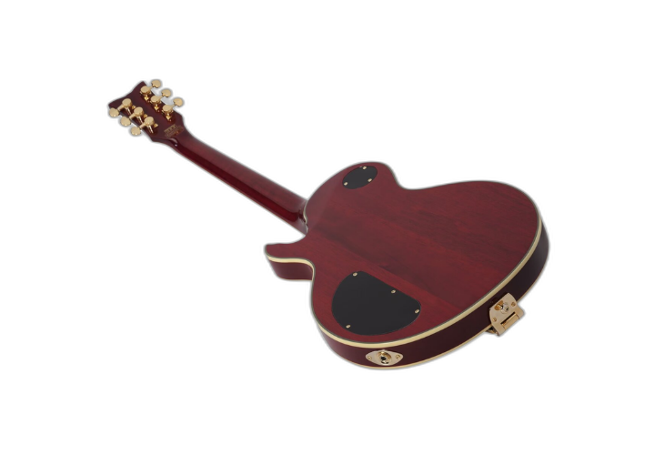 Corpo Mogno com Topo Maple e Acabamento Ultra Violet Iridescente