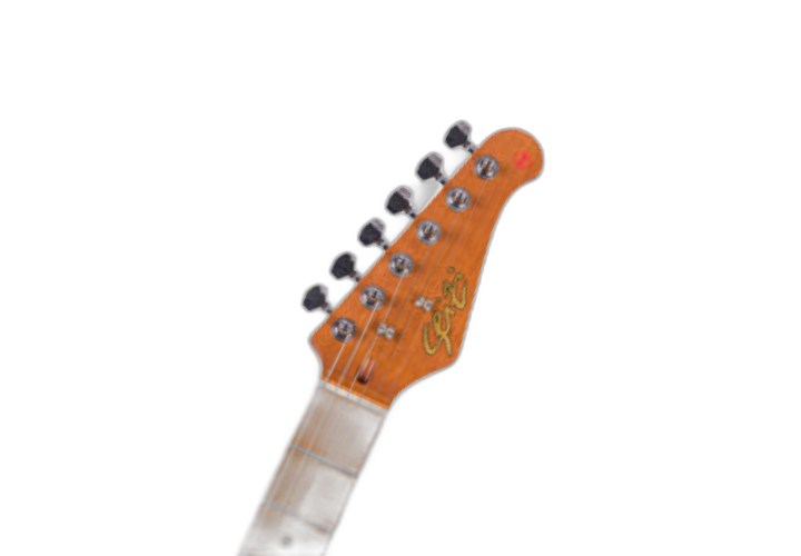 Ponte Tremolo e Headstock Vintage Budokan