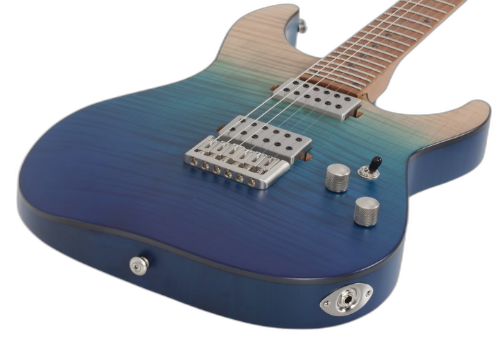 Captadores Diamond SuperRock HH e Ponte TonePros Tune-O-Matic String-Thru