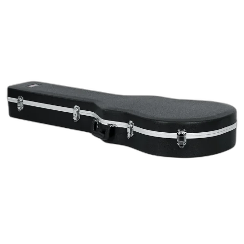 Case para Guitarra Gator GC Lps para Les Paul com Estrutura ABS Ultra Resistente Interior em Microveludo Vermelho com Espuma Acolchoada Alças Ergonômicas Travas Reforçadas e Design Específico para Formato Les Paul