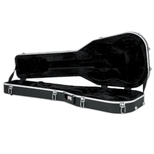 Case para Guitarra Gator Gc Sg com Estrutura ABS Ultra Resistente Interior em Microveludo Vermelho com Espuma Acolchoada Alças Ergonômicas Travas Reforçadas e Design Específico para Formato SG