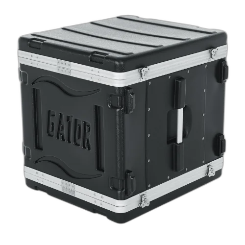 Case para Periférico Gator 12U Polietileno 19" GR 12L com Estrutura em Polietileno Ultra Resistente Alças Ergonômicas Travas Reforçadas Rodas e Tampa Frontal Removível Proteção Robusta e Prática para Rack 12 Unidades 19"