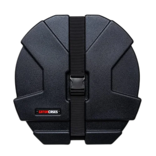 Case para Surdo de Bateria Gator GPC 1414 14x14 com Estrutura Rotomoldada Ultra Resistente Interior em Microveludo Vermelho com Espuma Acolchoada Alças Ergonômicas Travas Reforçadas e Sistema de Empilhamento Gator Grooves