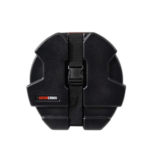 Case para Tom de Bateria Gator GPC 1008 10x8 com Estrutura Rotomoldada Ultra Resistente Interior em Microveludo Vermelho com Espuma Acolchoada Alças Ergonômicas Travas Reforçadas e Sistema de Empilhamento Gator Grooves
