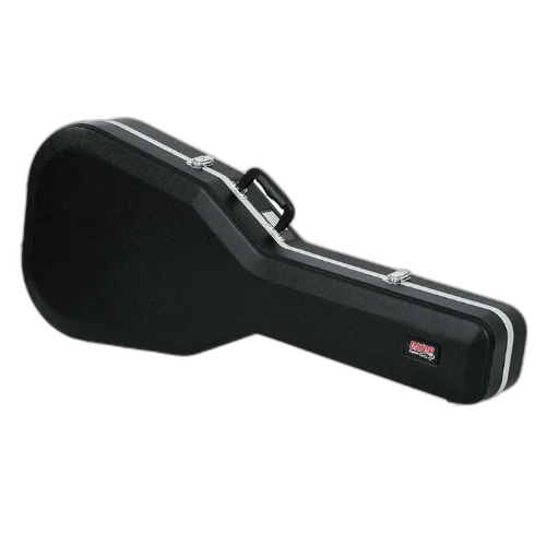 Case para Violão Gator GC APX Flat para Violão APX com Estrutura ABS Ultra Resistente Interior em Microveludo Vermelho Alças Ergonômicas Travas Reforçadas e Design Fino e Leve Proteção Robusta e Prática para Transporte Seguro do Violão APX