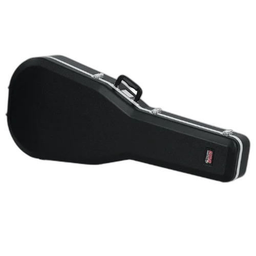 Case para Violão Gator GC DREAD 12 para Violão de 12 Cordas com Estrutura ABS Ultra Resistente Interior em Microveludo Vermelho Alças Ergonômicas Travas Reforçadas e Design Específico para Corpo Dreadnought 12 Cordas
