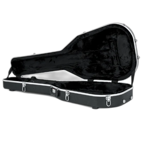Case para Violão Gator GC JUMBO S para Violão Jumbo com Estrutura ABS Ultra Resistente Interior em Microveludo Vermelho Alças Ergonômicas Travas Reforçadas e Design Específico para Corpo Jumbo