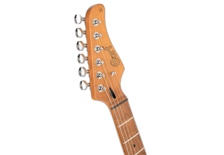 Braço Roasted Maple e Ponte 6-Point Tremolo