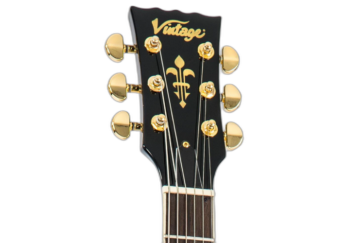 Corpo Mahogany com Top Maple Hard Gloss Black