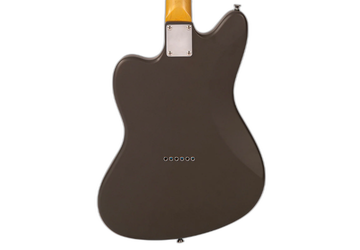 Guitarra Vintage Reissued Jaguar Hardtail Satin Grey Corpo Offset