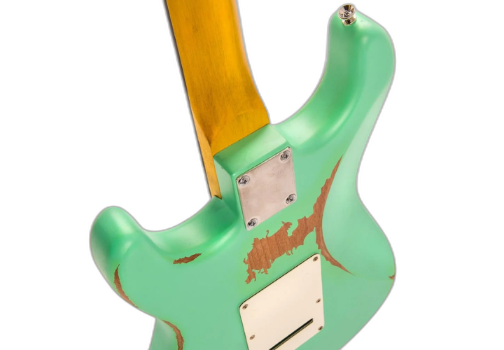 Corpo Distressed Ventura Green com Vibrato Wilkinson