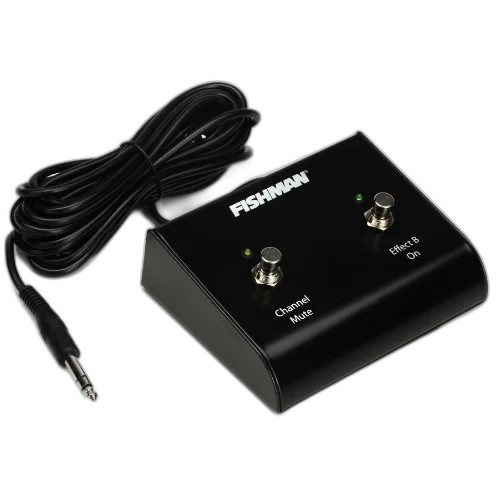Pedal Footswitch Fishman Loudbox Dual ACC-LBX-FSW com Mute de Canais e Efeitos