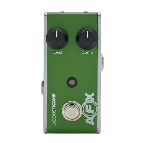 Pedal Fishman AFX Acousticomp Acoustic Mini Compressor PRO-AFX-CM2 com Compressão e Level