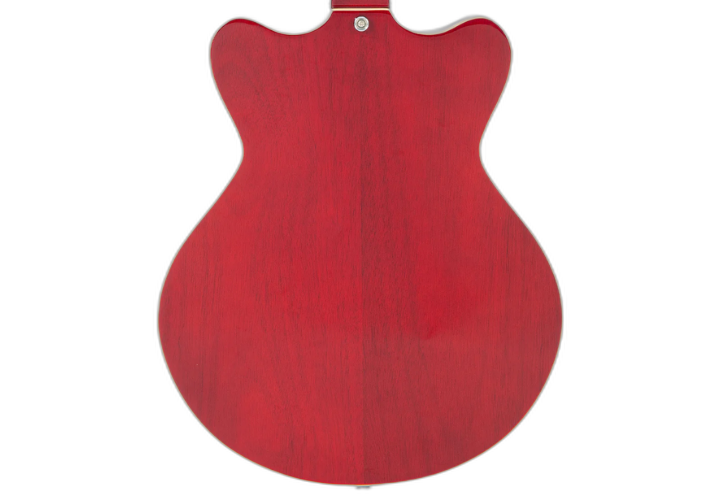 Corpo Semiacústico Okoume Cherry Red com Binding