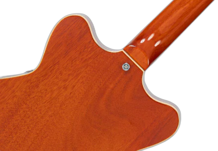 Corpo Semiacústico Okoume Amberburst com Binding