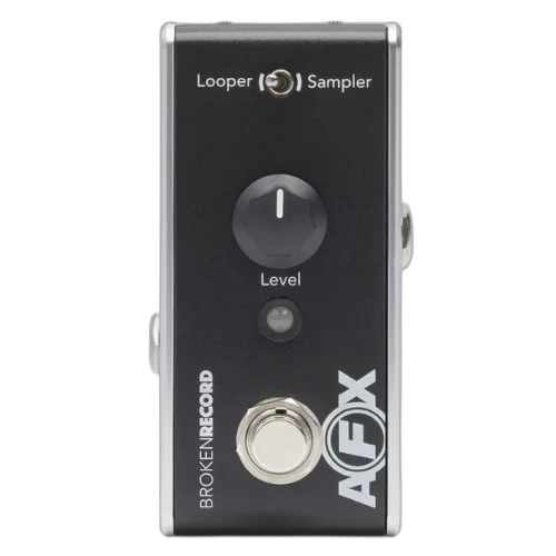 Pedal Fishman AFX Broken Record Acoustic Mini Looper PRO-AFX-LP2 com Looping Sampler e Transferência USB