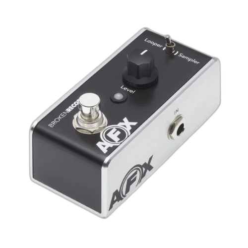 Pedal Fishman AFX Broken Record Acoustic Mini Looper PRO-AFX-LP2 com Looping Sampler e Transferência USB
