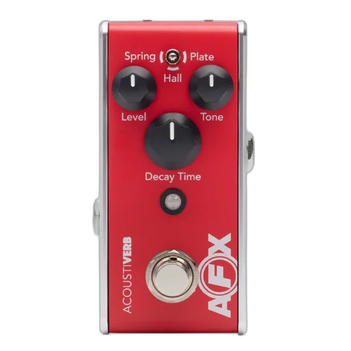 Pedal Fishman AFX Acoustiverb Acoustic Multi Reverb PRO-AFX-RV2 com Hall Plate Spring e Dual Path