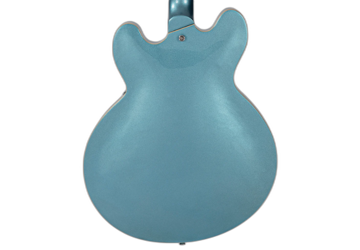 Corpo Semiacústico Maple Gun Hill Blue com Binding