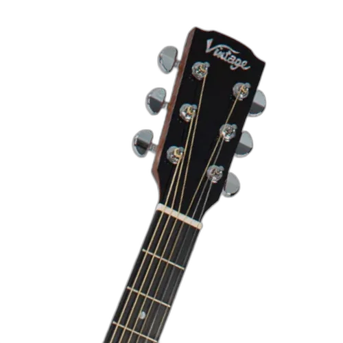 Violão Vintage Pacific Coast Natural Spruce Eletroacústico com Tampo Spruce Sólido Corpo Mogno Braço Nato Escala Techwood 20 Trastes Double T6 Piezo