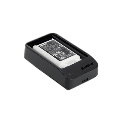 Carregador Shure SBC10 903 Single Slot para Bateria SB903 Íons de Lítio USB Alimentado para Transmissores SLX-D