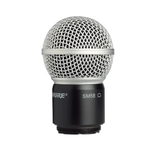 Cápsula Shure RPW112 SM58 Sem Fio com Conjunto de Alojamento e Grade Fosca Dinâmico Cardioide para Transmissores de Mão