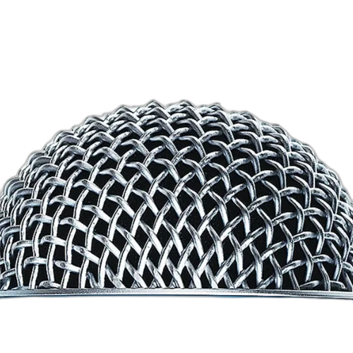 Grade de Reposição Shure RK265G Original para Beta 58A Metal Ball-Type Grille Prata com Suporte Interno Resistente a Amassados