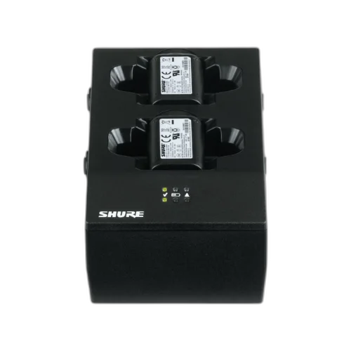 Estação de Carregamento Shure SBC200 Dual Docking para 2 Baterias SB900C Íons de Lítio com ou sem Fonte de Alimentação