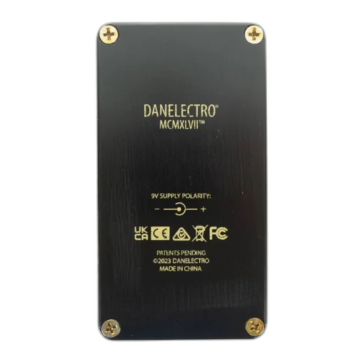 Pedal Danelectro N-66 Nichols 1966 Fuzz Drive com Circuito Analógico NOS e Transistores New Old Stock