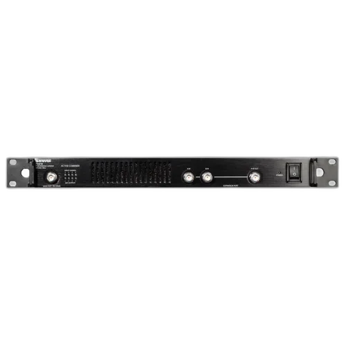 Combinador de Antenas Shure PA421B 4x1 PSM UHF 470-865 MHz com Ventoinha Silenciosa e Encadeamento para até 2 Unidades