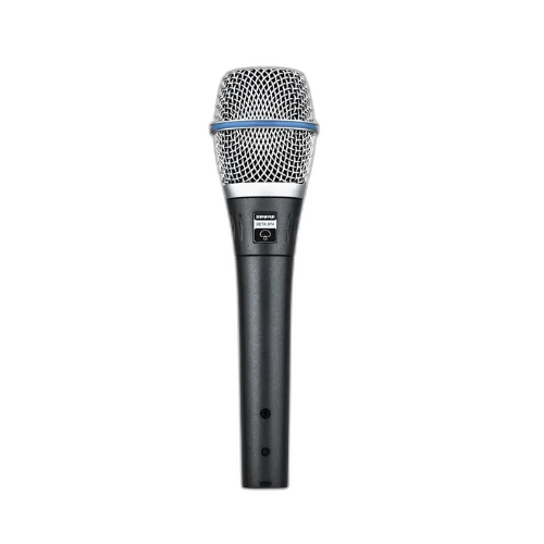 Microfone Shure Beta 87A Vocal Condensador Supercardioide com Shock-Mount Pneumático Pop Filter Integrado Phantom Power Neodímio e Resposta Suave com Presença