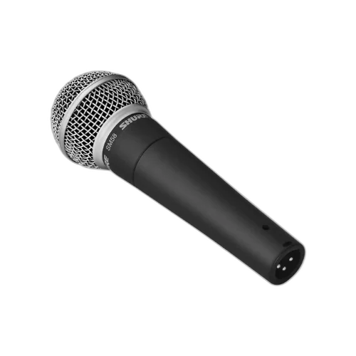Microfone Shure SM58-LC Vocal Dinâmico Cardioide com Shock-Mount Pneumático Filtro Anti-Pop Integrado Adaptador A25D e Bolsa de Transporte