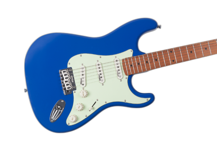 Corpo Alder Sonic Blue com Pickguard Mint Green