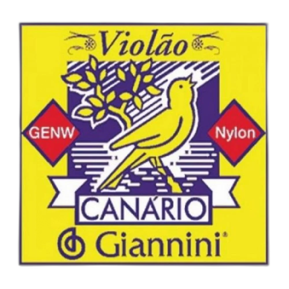 Encordoamento Para Violão Genw Canário Nylon Médio Giannini