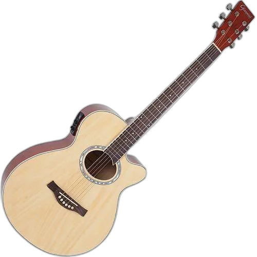 Violão Eletroacústico Mini Jumbo Aço Gsf1r Natural Fosco Giannini
