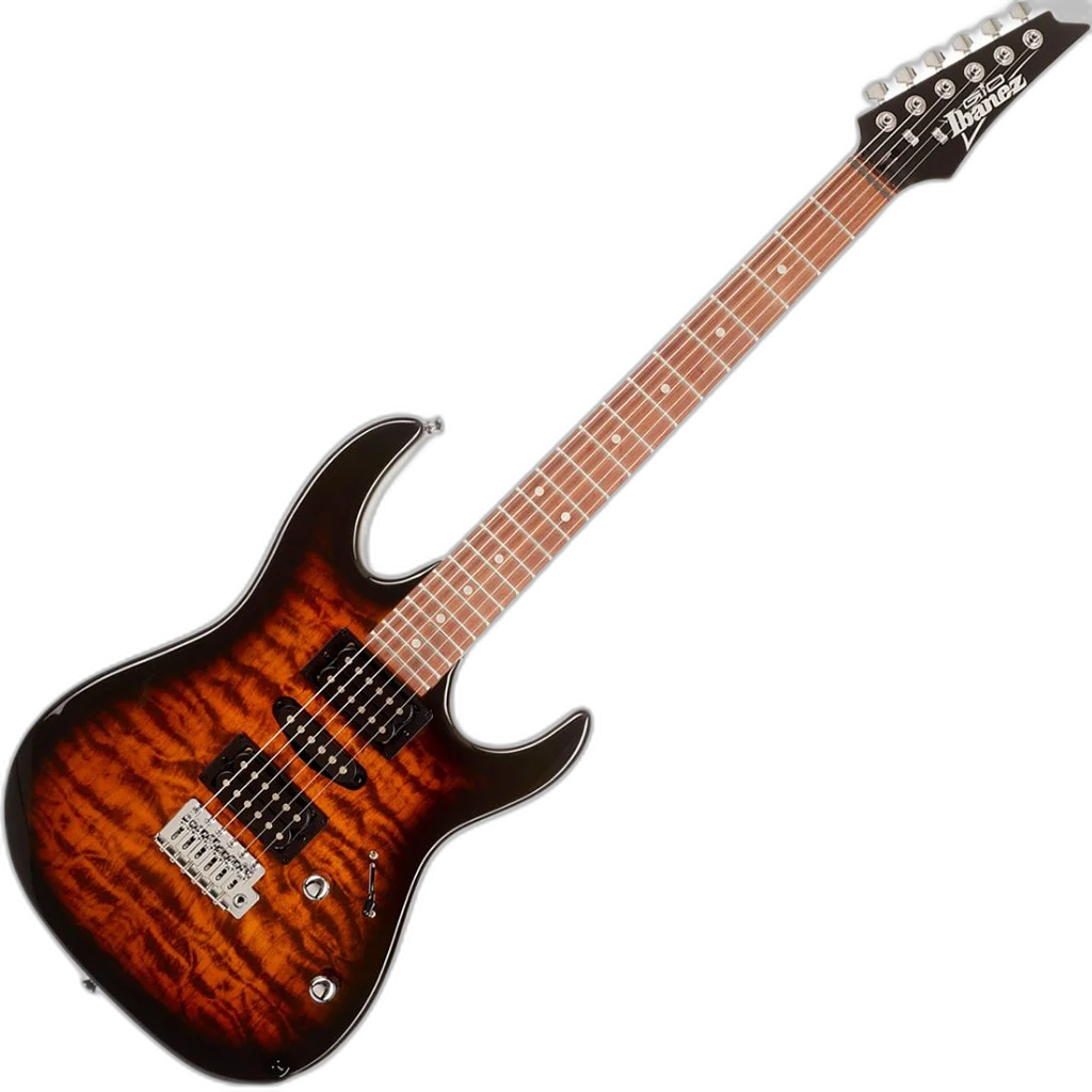 Kit Guitarra Ibanez Gio GRX-70 QA HSH Sunburst Gx02