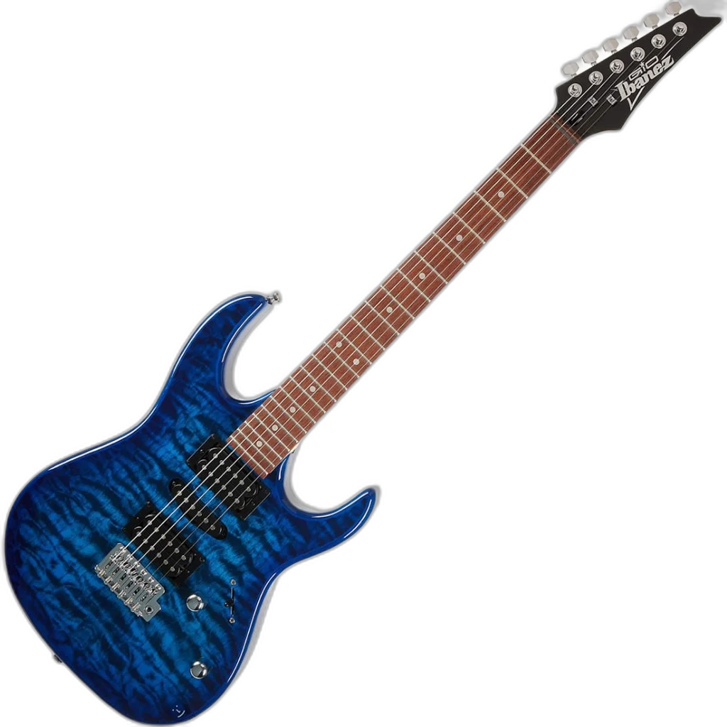 Kit Guitarra Ibanez Grx70 Qa Hsh Blue Burst Tbb Gx03