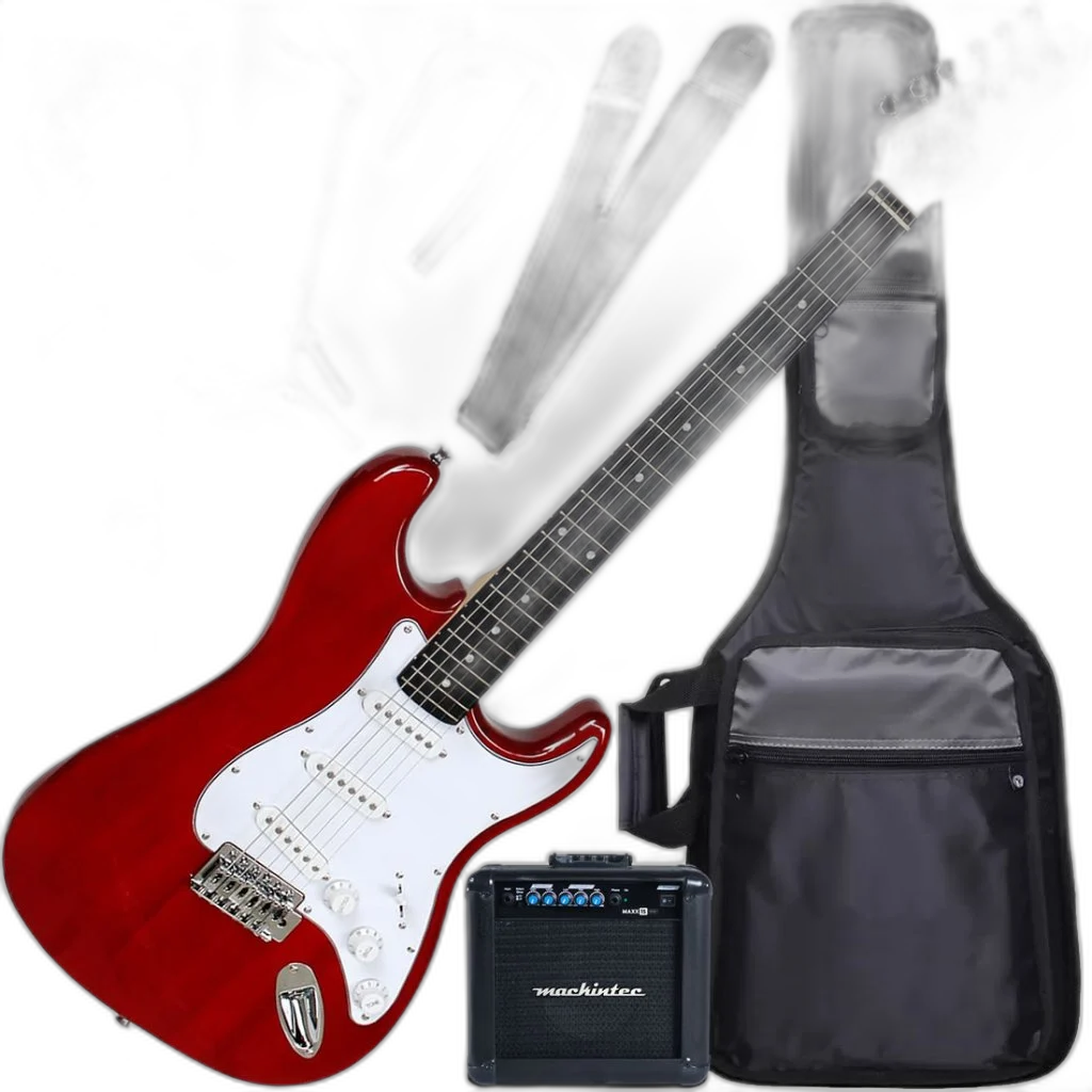 Kit Guitarra Elétrica Stratocaster Giannini G100 Trd/Wh Gx04