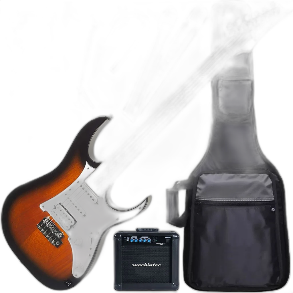 Kit Guitarra Gio Ibanez GRG-140 HSS Sunburst SB Gx04