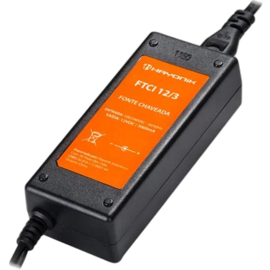 Fonte Chaveada Hayonik FTCI 12/312VDC 3A 36W P4 C+ Bivolt