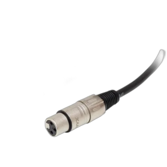 Cabo para Microfone Linha BRASIL XLR(F) X XLR(M) 1m Preto HAYONIK