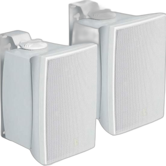 Conjunto de Caixas de Som Ambiente JBL C521B 40W - Acabamento Branco (2 Peças)