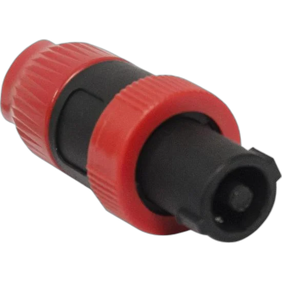 Conector Speakon de Linha Macho 4 Pólos PGSP0003 Preto/Vermelho Storm - PCT / 10