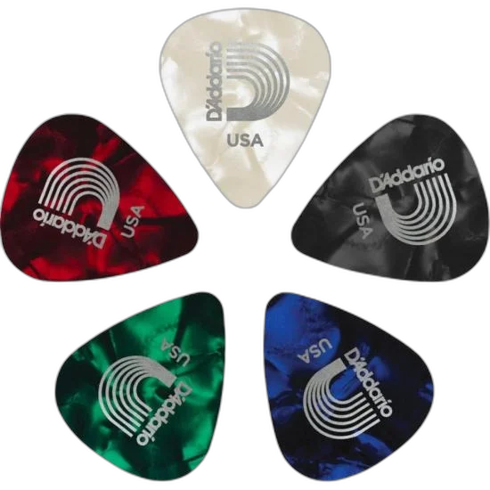 Palheta D Addario Celuloide Extra Pesada Sortidas (c/10) - PCT / 10