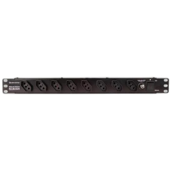 Régua de Tomadas Hayonik RT810A 8 Tomadas 10A 19"
