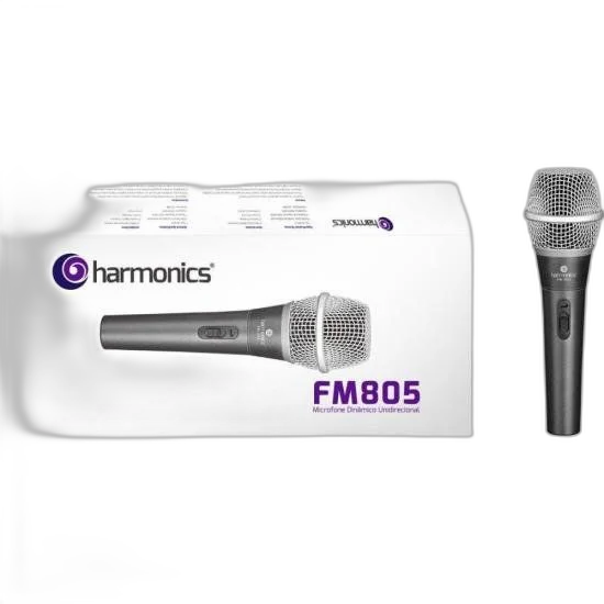 Microfone Harmonics FM-805 Dinâmico