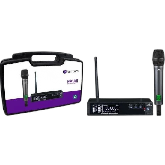 Microfone Sem Fio Harmonics HSF-300 Simples