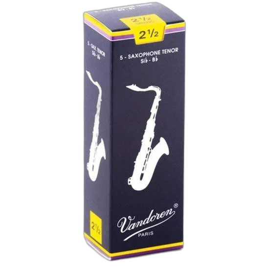 Palheta Tradicional Para Saxofone Tenor 2 ½ Vandoren SR2225 - CX / 5